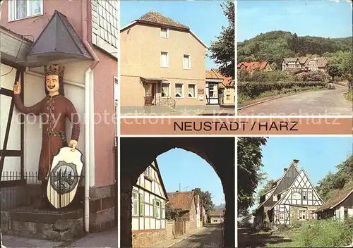 Neustadt Harz roland Ratskeller Kurhaus Torstrasse  Kat. Neustadt Harz
