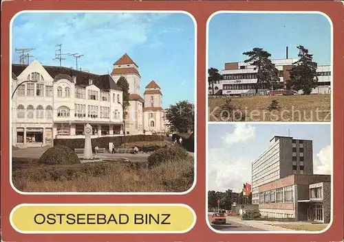Binz Ruegen Erholungsheim Arkona Strandpromenade Kat. Binz