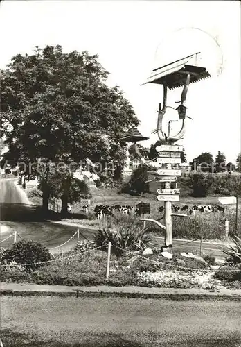 Caemmerswalde Wegweiser Kat. Neuhausen Erzgebirge