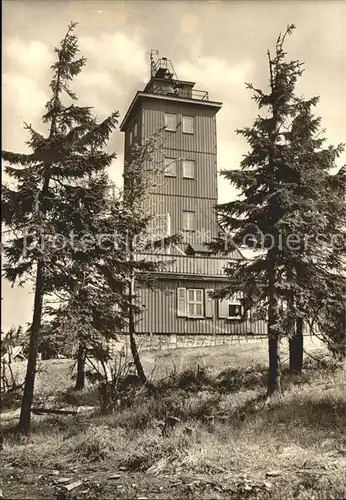 Oberwiesenthal Erzgebirge Meteorologische Station auf Fichtelberg Kat. Oberwiesenthal