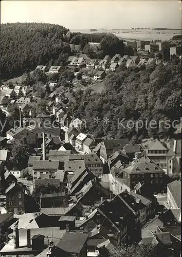 Lobenstein Thueringen Bad Blick vom alten Turm Kat. Bad Lobenstein