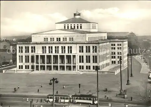 Leipzig Opernhaus am Karl Marx Platz Kat. Leipzig