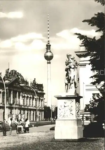 Berlin Unter den Linden mit Fernsehturm Kat. Berlin