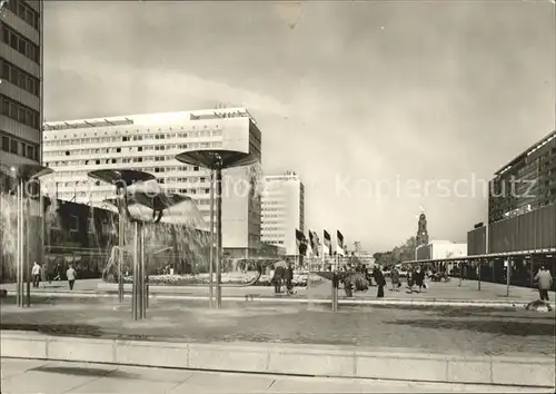 Dresden Prager Strasse Interhotels Koenigstein und Lilienstein Kat. Dresden Elbe