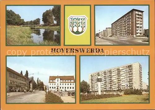 Hoyerswerda Elsterbruecke Wilhelm Pieck Strasse  Kat. Hoyerswerda