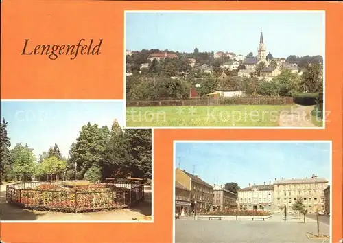 Lengenfeld Vogtland Marktplatz Stadtpark Kat. Lengenfeld Vogtland