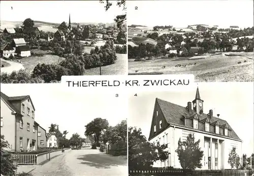 Thierfeld Hauptstrasse Oberschule Kat. Hartenstein Zwickau