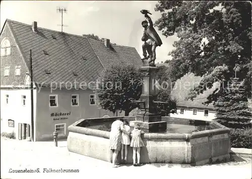 Lauenstein Erzgebirge Falknerbrunnen Kat. Geising