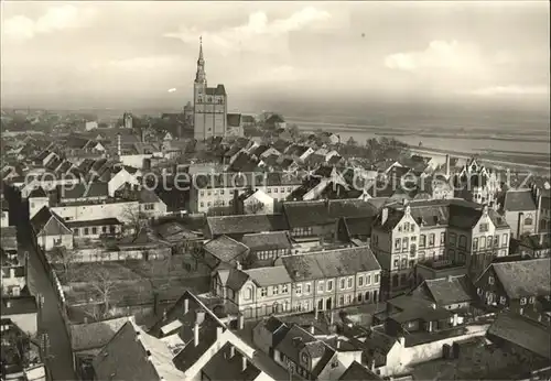 Tangermuende Fliegeraufnahme Kat. Tangermuende