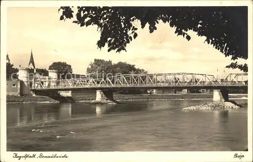 Ingolstadt Donau Donaubruecke Kat. Ingolstadt