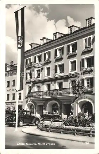 Lienz Tirol Hotel Traube Fahne Kat. Lienz