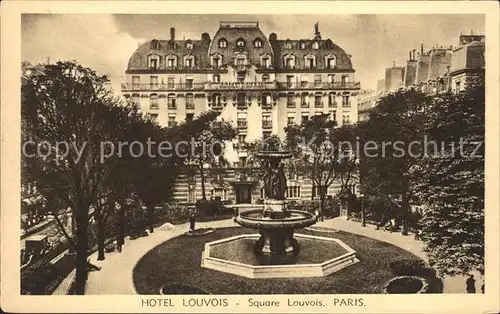 Paris Hotel Louvois Fontaine Kat. Paris