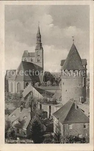 Tangermuende Turm Kirche Kat. Tangermuende