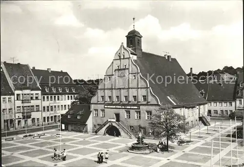 Grimma Marktplatz mit Altem Rathaus Kat. Grimma