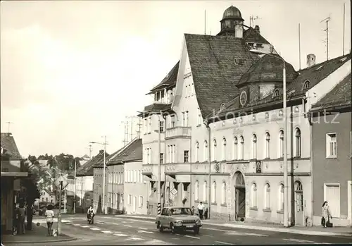 Netzschkau Rathaus am Friedensplatz Kat. Netzschkau