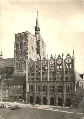 Stralsund Mecklenburg Vorpommern Rathaus Kat. Stralsund