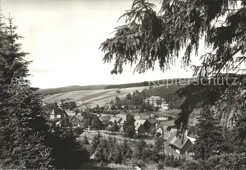 Trautenstein Harz Blick auf Kinderkurheim Harzland Kat. Hasselfelde