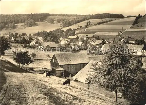 Markersbach Panorama Kat. Markersbach