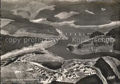 Schulenberg Oberharz Okertalsperre Fliegeraufnahme Kat. Schulenberg im Oberharz