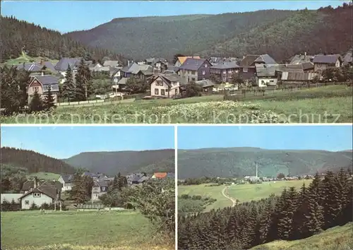 Gehlberg Teilansicht Panorama Kat. Gehlberg