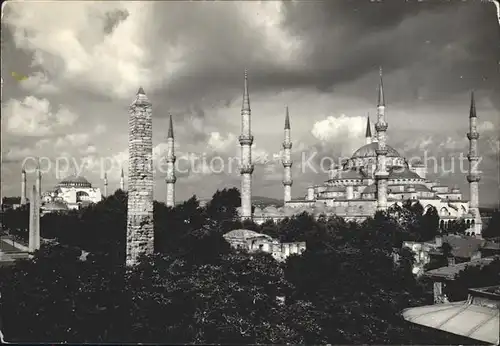 Istanbul Constantinopel Sultanahmet Moschee Kat. Istanbul