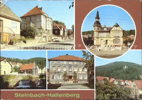 Steinbach Hallenberg Kinderkurheim Rat der Stadt Dillersgasse FDGB Vertragshaus Ruine / Steinbach-Hallenberg /Schmalkalden-Meiningen LKR
