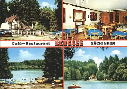 Bad Saeckingen Cafe Restaurant Bergsee Kat. Bad Saeckingen