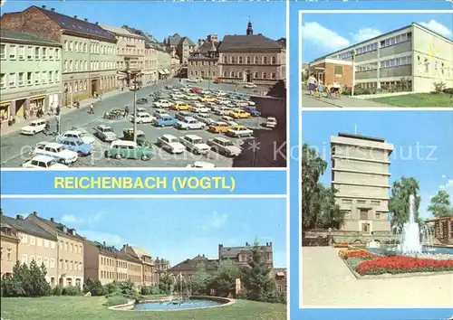 Reichenbach Vogtland Markt Park des Friedens Kindergarten Wasserturm Kat. Reichenbach