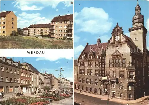 Werdau Sachsen Werdau Ost Markt Rathaus Kat. Werdau