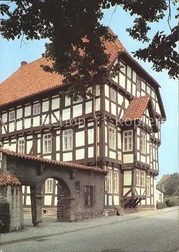 Worbis Rathaus Fachwerkhaus Kat. Leinefelde Worbis