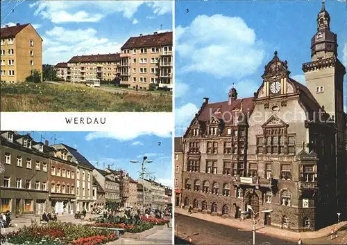 Werdau Sachsen Werdau Ost Markt Rathaus Kat. Werdau