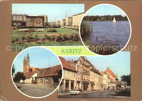 Kyritz Brandenburg Otto Grotewohl Strasse Untersee Marienkirche Platz des Friedens Kat. Kyritz