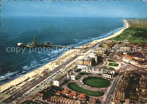 Scheveningen Boulevard en Zee Fliegeraufnahme Kat. Scheveningen