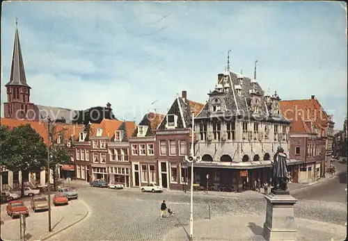 Hoorn Kaasmarkt met Waag anno 1609 Monument Kat. Hoorn