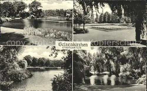 Gelsenkirchen Stadtgarten Teilansichten Kat. Gelsenkirchen