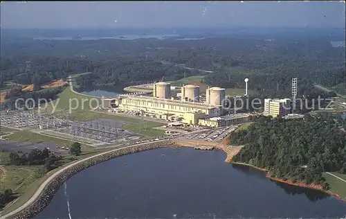 Clemson Oconee Nuclear Station Air view Kat. Clemson