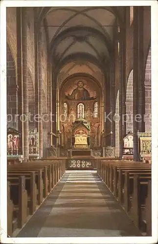 Maria Laach Glees Benediktinerabtei Inneres der Basilika / Glees /Ahrweiler LKR