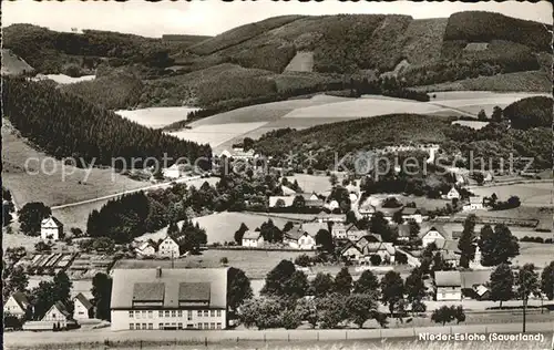 Eslohe Sauerland Ortsansicht Kat. Eslohe (Sauerland)