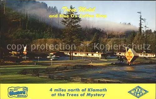 Klamath Trees Motel and Blue Ox Coffee Shop Kat. Klamath