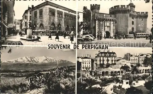 Perpignan Place de la Loge Le Castillet Le Canigou Place Arago Kat. Perpignan