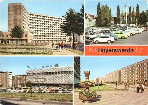 Hoyerswerda Wilhelm Pieck Str Platz der Roten Armee Centrum Warenhaus Liselotte Herrmann Str Kat. Hoyerswerda