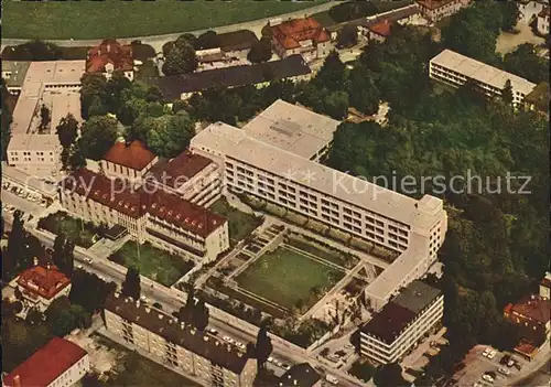 Muenchen Fliegeraufnahme Krankenhaus der Barmh Brueder Kat. Muenchen