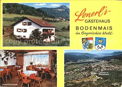 Bodenmais Lenerls Gaestehaus Aufenthaltsraum Totalansicht Kat. Bodenmais