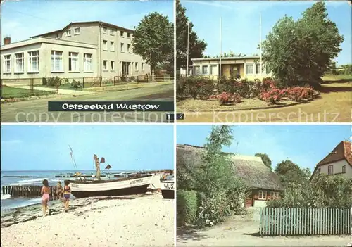 Wustrow Ostseebad FDGB Erholungsheim Am Strand mit Urlauberdorf Kat. Ostseebad Wustrow