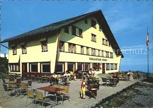 Ebenalp Berggasthaus Ebenalp Terrasse Kat. Ebenalp