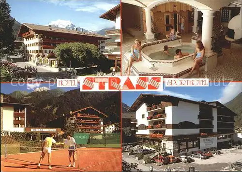 Mayrhofen Zillertal Hotel Sporthotel Strass Wellnessbereich Tennisplatz Kat. Mayrhofen