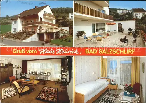 Bad Salzschlirf Haus Heinrich Terrasse Zimmer Kat. Bad Salzschlirf