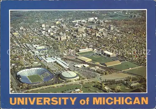 Michigan City Mississippi Fliegeraufnahme University Kat. Michigan City