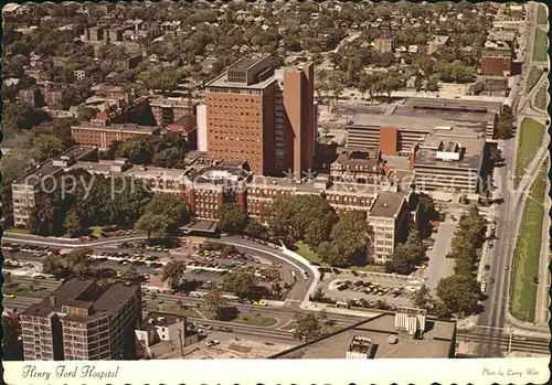 Detroit Maine Fliegeraufnahme Henry Ford Hospital Kat. Detroit