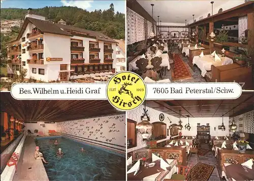 Bad Peterstal Griesbach Hotel Hirsch  Kat. Bad Peterstal Griesbach
